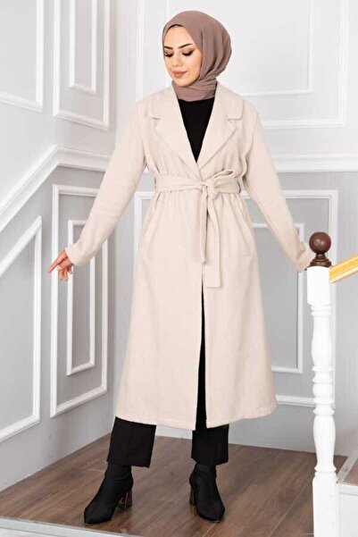 Esre Store Скромно палто с връзки отпред