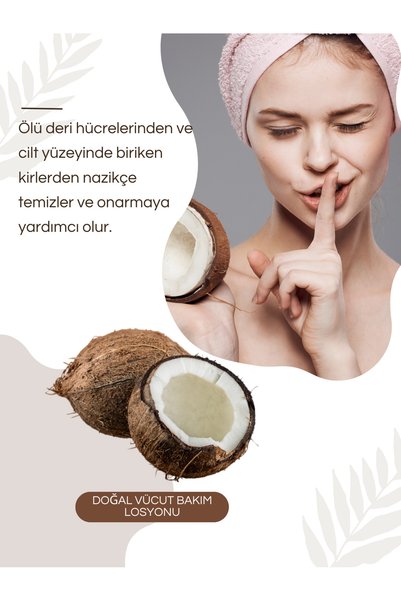 SEBURAM Coconut Oil - Repairing and Moisturizing Shower Body Cream, for Skin Care