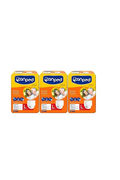 Canped Absorbent Panties Patient Diaper Large 3x30 Pieces