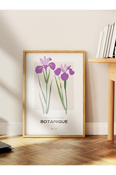 Postifull Estetik Duvar Posteri - Botanik Çizim Çerçevesiz Poster - Yatak Odası, Salon, Mutfak Duvar Dekoru