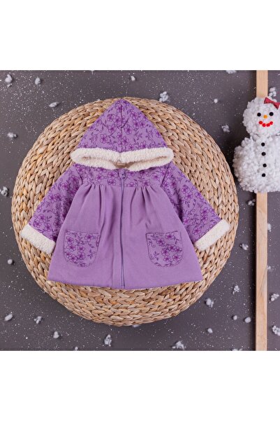 DIDuStore Welsoft Patterned Hooded Baby Cardigan