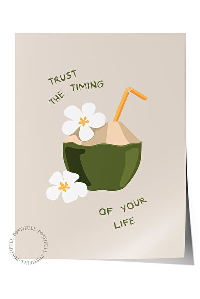 Postifull Gezi Çizim Temalı Duvar Posteri, Estetik Çerçevesiz Poster - Yatak ...