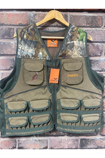Dargo Meşe Nubuk Cordura Camel Xxl Beden Avcı Yeleği