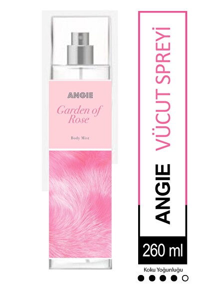 Angie Garden of Rose Body Mist Vücut Spreyi Büyük Boy 260 ml - Gül Bahçesi