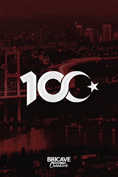 Bricave ملصق زجاجي للذكرى المئوية لجمهورية السيارات والدراجات النارية مقاس 19...