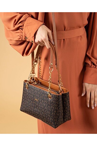 POLO style Geantă de umăr și de umăr cu 3 compartimente pentru femei 2181