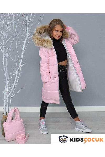 Kidscocuk Fashion Wind Elegant și cald Winter Trend Girl Coat