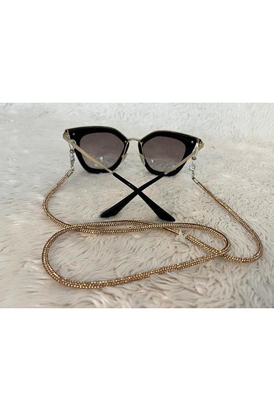 Beilys Crystal Stone Glasses Chain Glasses Rope