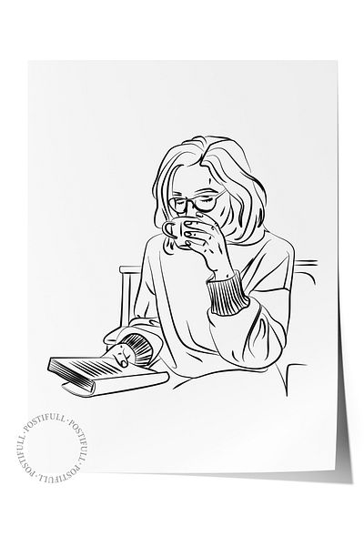 Postifull Αφίσα τοίχου με ελάχιστο θέμα, αστική αφίσα χωρίς πλαίσιο - Διακόσμηση τοίχου κρεβατοκάμαρας, σαλονιού, κουζίνας