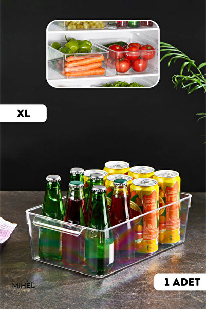 MİHEL Gloss Xl Kapaksız Buzdolabı & Dolap Içi Düzenleyici Organizer 1 Adet
