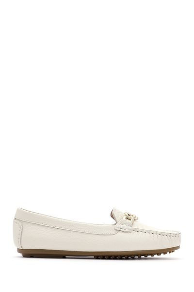 Derimod Women's Leather Buckle Loafer