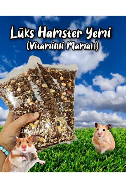 MDİZMİR Hamster Için Lüks Yem Karışımı (ORGANİK) Yarım Kg Hamsterlara Özel Yem