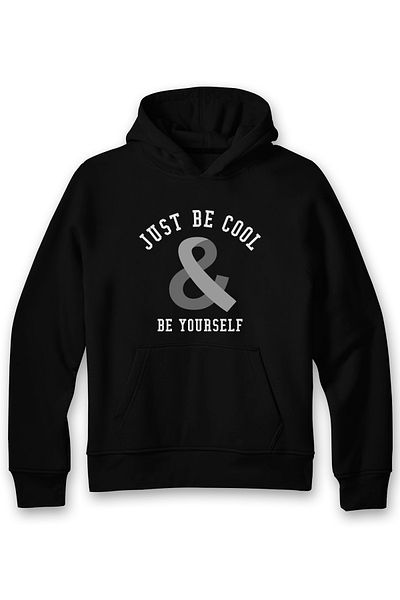 ADA BEBEK ÇOCUK Унисекс суичър с качулка Cool Be Yourself