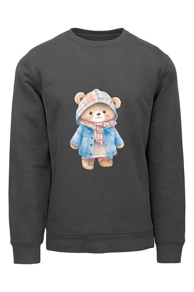ADA BEBEK ÇOCUK Φούτερ Unisex Bear με πανωφόρι