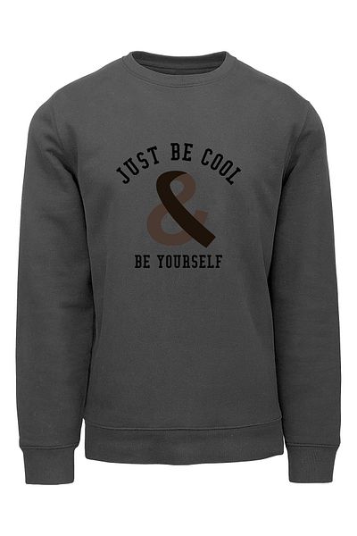 ADA BEBEK ÇOCUK Μαύρο unisex φούτερ Cool Be Yourself