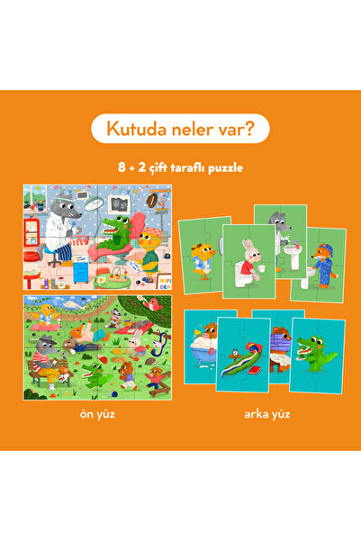 Genel Markalar My Self Care Routine : Çift Taraflı 8 + 2 32 Parça Puzzle