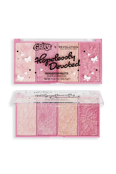 Revolution X Grease Hopelessly Devoted Highlighter Palette Illuminating Palette
