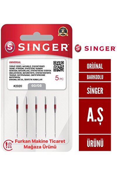 SİNGER Ev Tipi Dikiş Makine İğneleri ve 100 ml Yağ