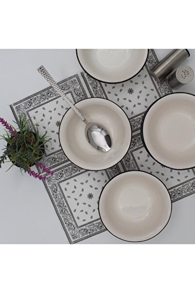 Arna Porselen Anka 14 Cm Ceramic Soup Bowl 6 Pieces