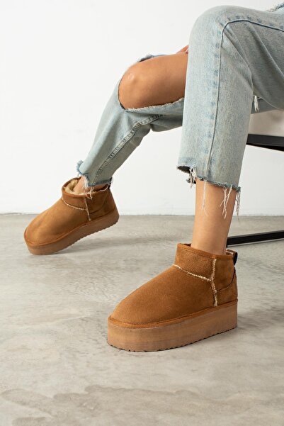 ZENNESHOES Дамски ботуши с дебела подметка и подплата от флис