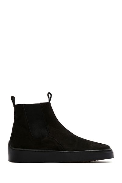 Derimod Men's Nubuck Leather Chelsea Boots