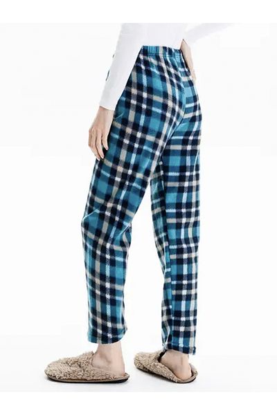 Ladytime Pocketless Winter Fleece Women's Pajama Bottom Single Bottom Je28