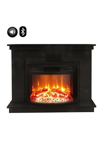 DLC 1165S Ceningan Mermer Desen Bluetooth ve Ses Efektli Elektrikli Şömine