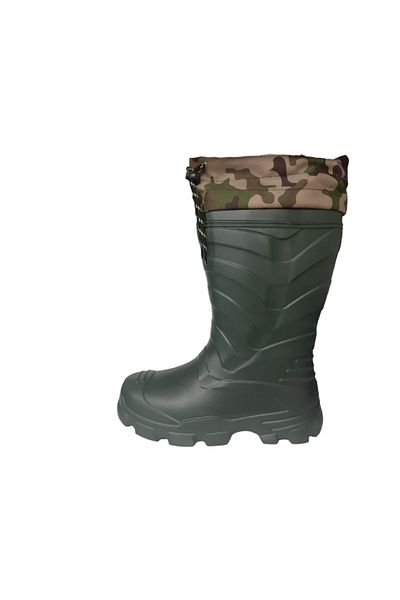 Emek Cizme de ploaie ultra ușoare pentru bărbați cu șosete kaki în interior