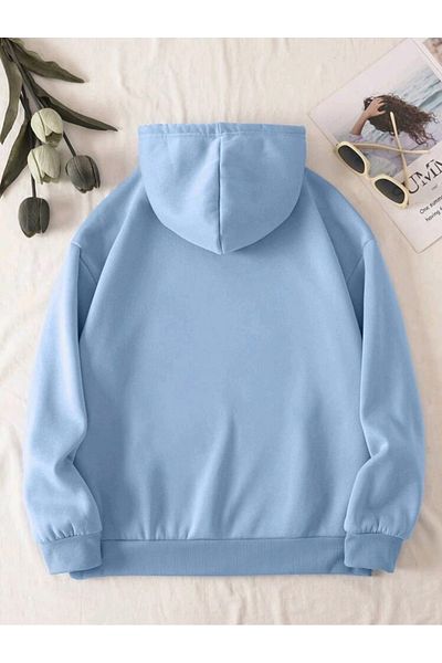 MAD COLLECTİON Hanorac cu glugă unisex oversize imprimat
