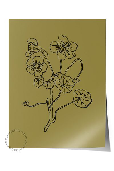 Postifull Απαλή αφίσα τοίχου με θέμα Bohemian Nordic - Διακόσμηση υπνοδωματίου και σαλονιού χωρίς πλαίσιο