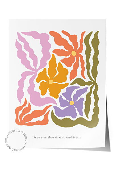 Postifull Απαλή αφίσα τοίχου με θέμα Bohemian Nordic - Διακόσμηση υπνοδωματίο...