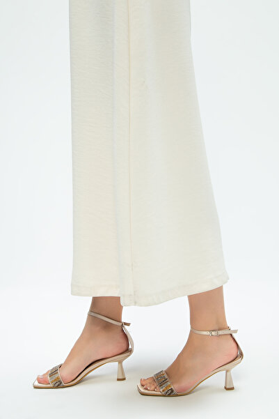 Tamer Tanca Women's Vegan Heeled Sandals 960 9696-1 Bn Sndlt Y23