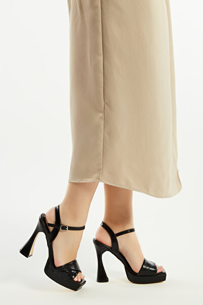 Tamer Tanca Γυναικεία Vegan πέδιλα με τακούνι 828 8190 Bn Sndlt Y23