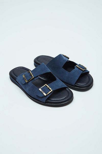 Tamer Tanca Men's Genuine Leather Flat Slippers 537 518 Erk Trlk Y23