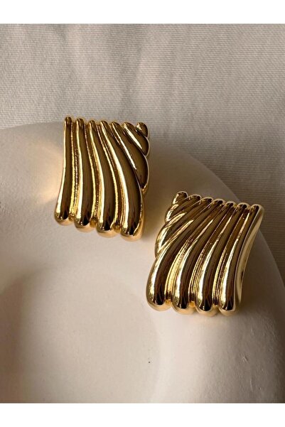 Rossetto Atelier Gold Steel Earring