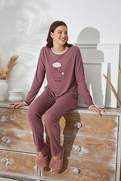 Sevim 15402 SET PIJAMASE BRODATE