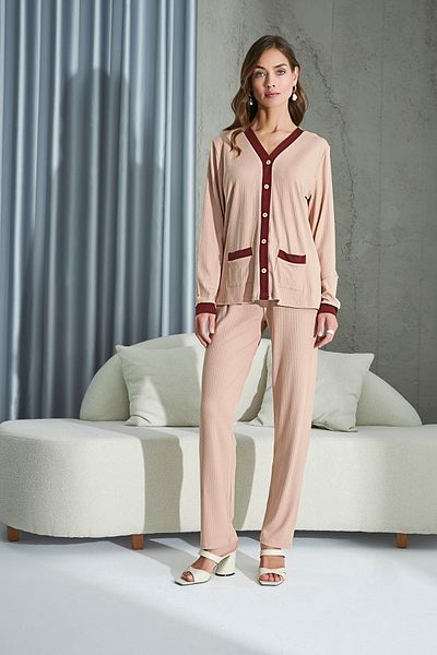 Sevim 15331 SET PIJAMA CU NASTURII