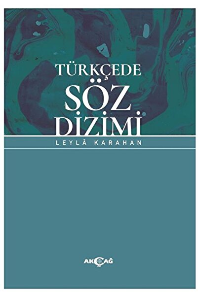 Akçağ Yayınları Türkçede Söz Dizimi