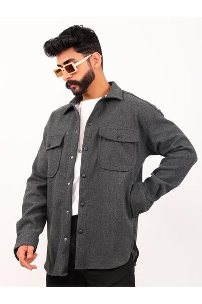 ASWEL YENİ SEZON ÖRME KAŞE LUXURY OVERSIZE CEKET 'ÖZEL ÜRETİM' ASWÖKŞCKT101