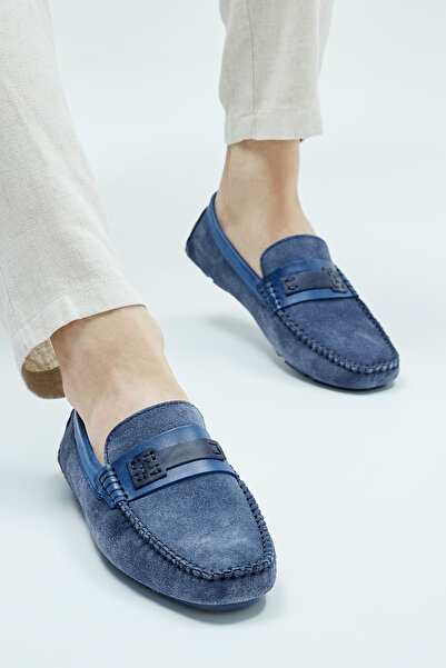 Tamer Tanca Мъжки мокасини от естествена кожа 355 14009 Erk Ayk Y23