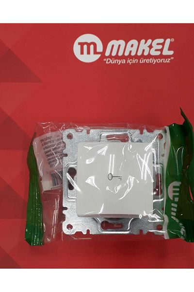 MAKEL lillium White Door Automatic Button - Frameless
