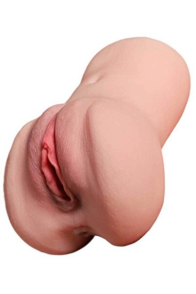 Genel Markalar Düşler Dünyası Titreşimşi Çift Girişli Anal Ve Vajinal Gerçekçi Mastürbatör 18 cm