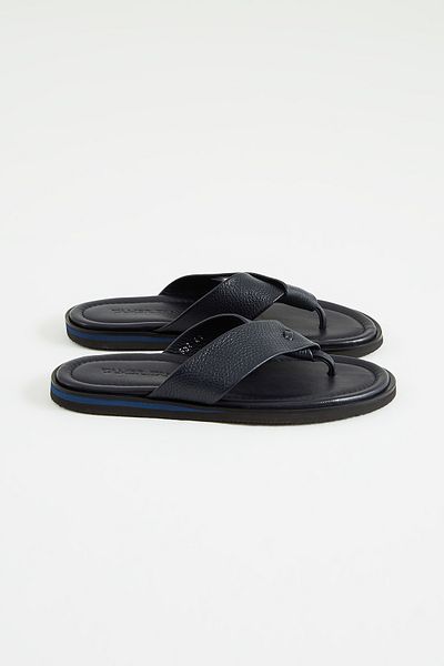 Tamer Tanca Men's Genuine Leather Flip Flops 537 582 Erk Trlk Y23