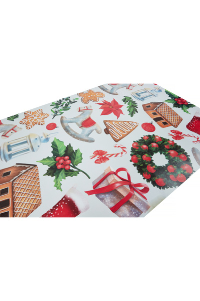 50x70 cm Yılbaşı Özel Desenli Hediye Kaplama Kağıdı (25 Adet)