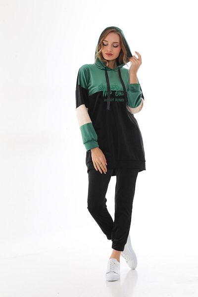 WestBound Γυναικείο Σετ Φούτερ Emerald French Velvet βελούδινο