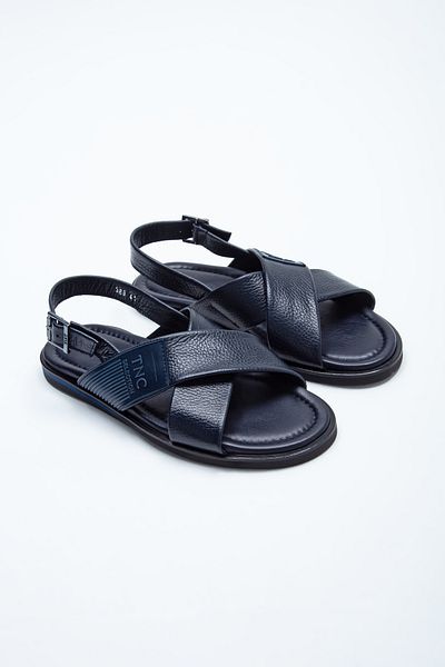 Tamer Tanca Men's Genuine Leather Flat Sandals 537 580 Erk Sndlt Y23