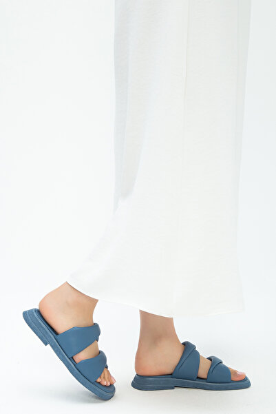 Tamer Tanca Papuci plati de damă din piele naturală 878 217 Bn Trlk Y23