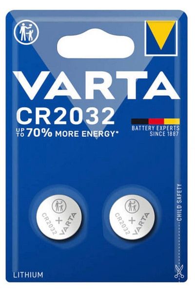 Varta مفتاح السيارة الألماني MALI VARTA CR2016، البطارية