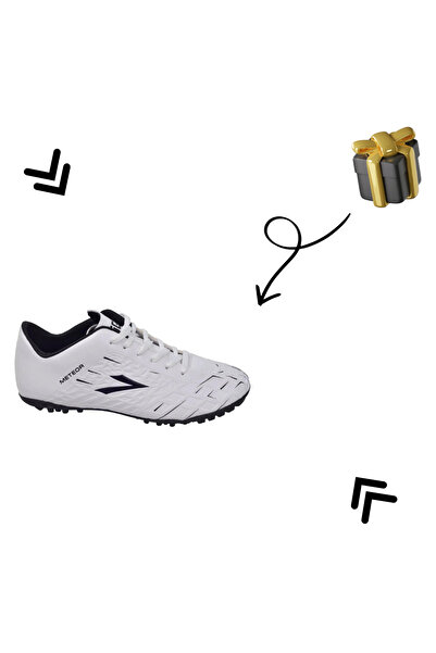 LIG Meteor Astroturf New Season قاعدة غير قابلة للانزلاق أبيض-ساكس-أسود-سوار