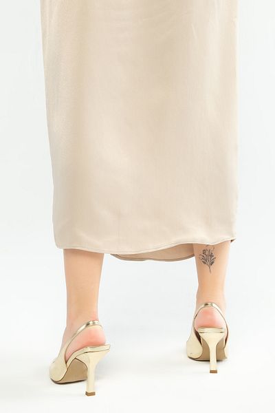 Tamer Tanca Vegane Damenschuhe mit Absatz 932 7118 Bn Ayk Y23